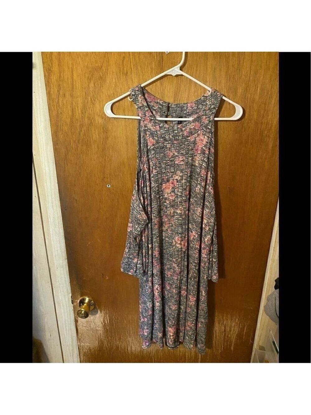 bebop brown dress KissProm Square Neck A-Line elastic Size:2X-Large Long out design adds just